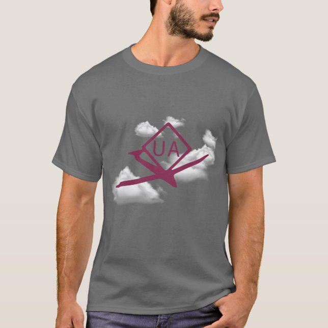 Symboler för obemannade luftfartyg Drone T Shirt (Framsida)