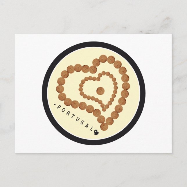 Symboler för Portugal - Kork Vykort (Framsida)