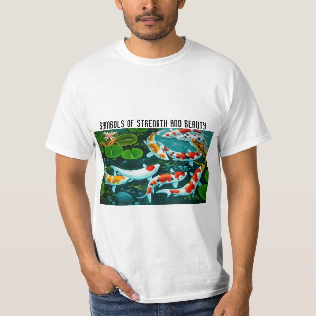 “Symboler för styrka och skönhet.” T Shirt (Framsida)