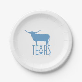 Symboler för Texas, Longhorn, blå