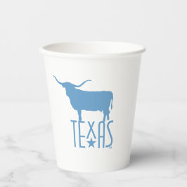 Symboler för Texas, Longhorn, blå