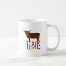 Symboler för Texas, Longhorn, brun