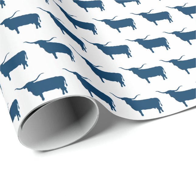 Symboler för Texas, Longhorn, flotta Presentpapper (Rullad Hörn)
