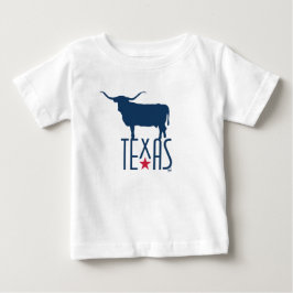 Symboler för Texas, Longhorn, marinblå T Shirt