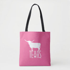 Symboler för Texas, Longhorn, rosa Tygkasse