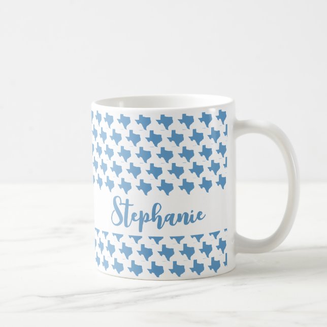 Symboler för Texas, Texas delstat, Blå Kaffemugg (Höger)