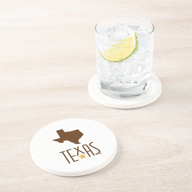 Symboler för Texas, Texas delstat, brun Underlägg (Sidan)