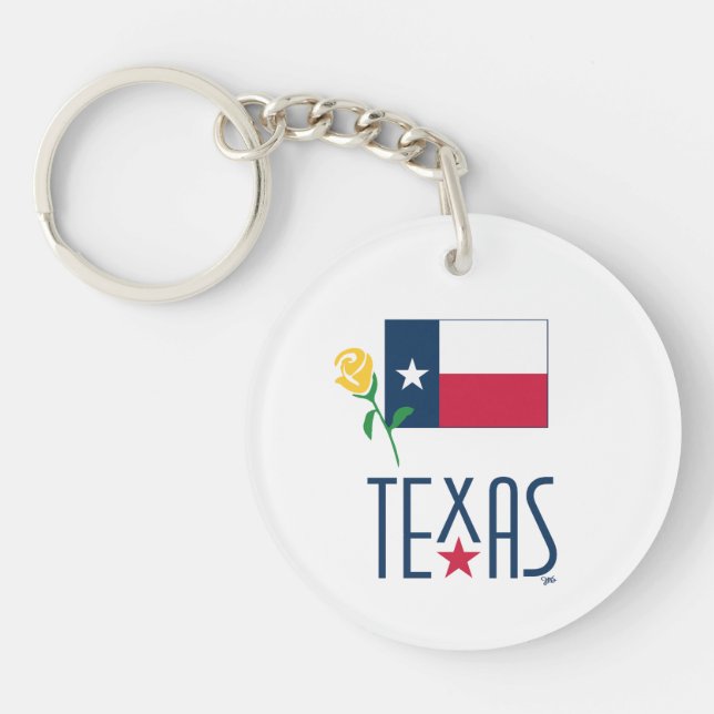 Symboler för Texas, Texas Flagga och Gul Ros (Framsidan)