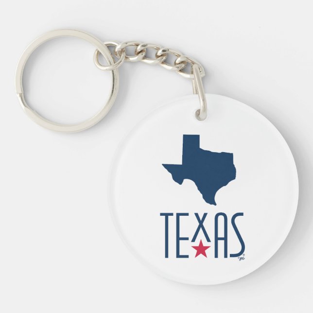 Symboler för Texas, Texas, marinblå (Framsidan)