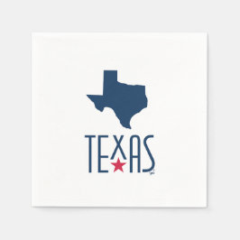 Symboler för Texas, Texas, marinblå Pappersservett