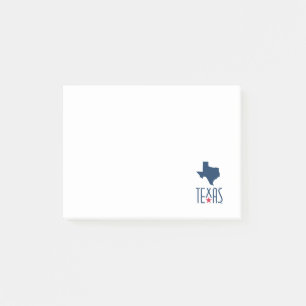 Symboler för Texas, Texas, marinblå Post-it Block