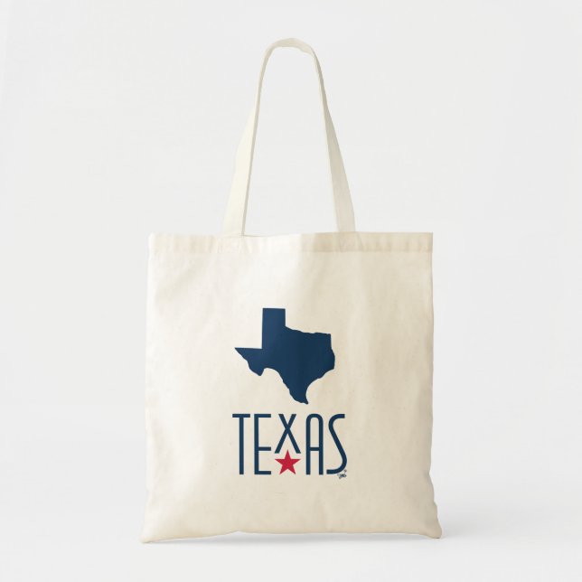Symboler för Texas, Texas, marinblå Tygkasse (Framsidan)