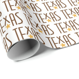 Symboler för Texas, Texas och Star Brown Presentpapper