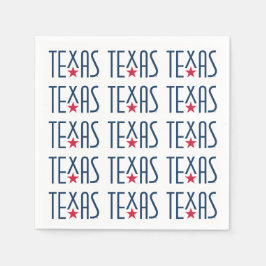 Symboler för Texas, Texas och Star Navy Pappersservett