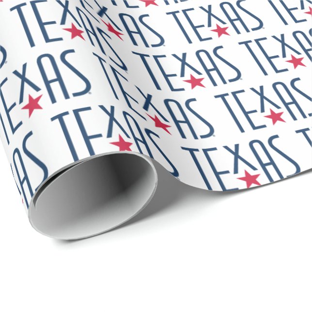 Symboler för Texas, Texas och Star Navy Presentpapper (Rullad Hörn)