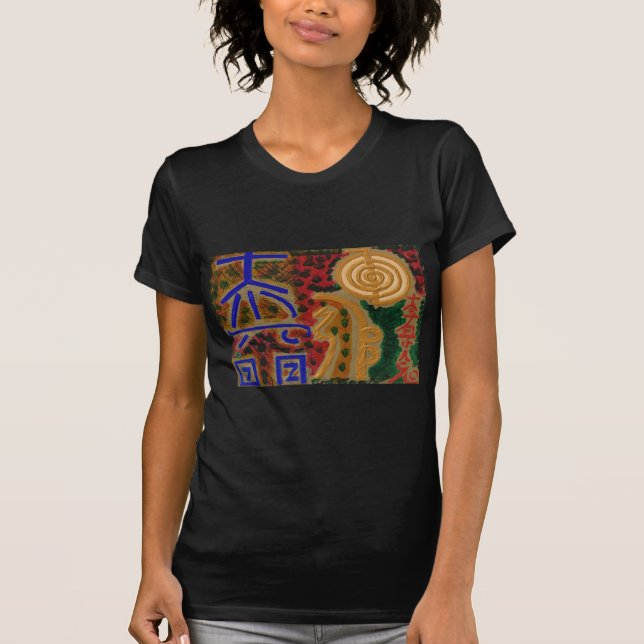 Symboler för USUI REIKI Tee (Framsida)