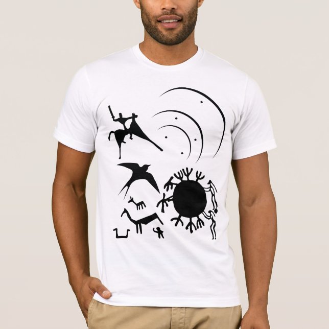Symboler och animaliska oljor T-Shirt (Framsida)