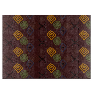 Symboler på burgundan. Skärbräda