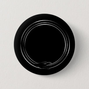 Symbolet av den Ouroboros ormen Knapp