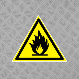 symboletikett för oxidant material klistermärken