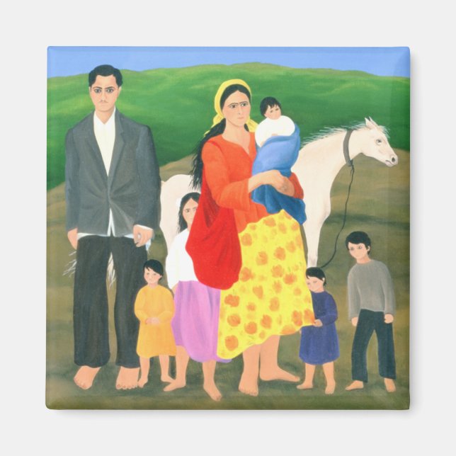 Symbolfamilj 1986 magnet (Framsidan)