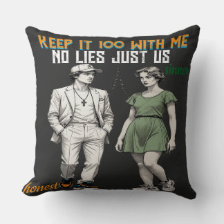 Symbolic Angel Couple  Throw Pillow Kudde