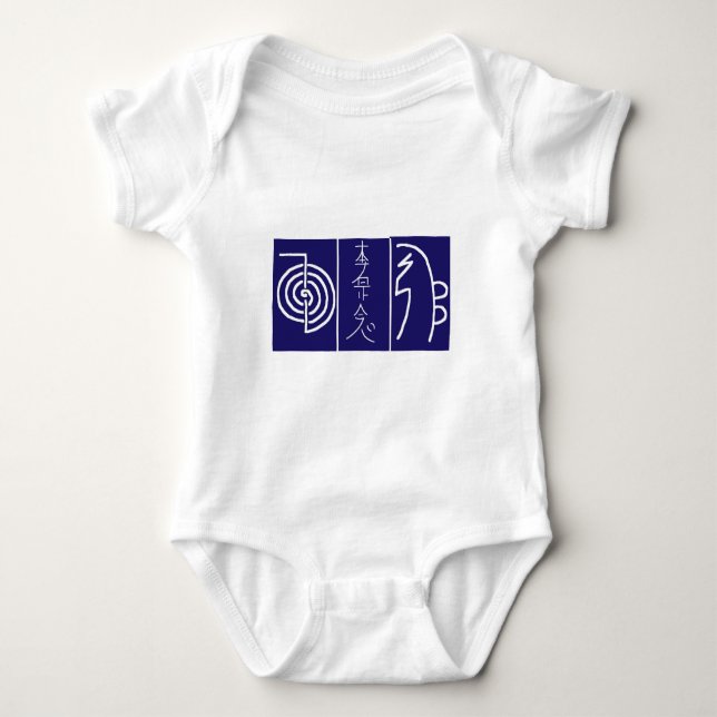 Symbolisk KONST: Reiki styr övar verktyg Tee (Framsida)