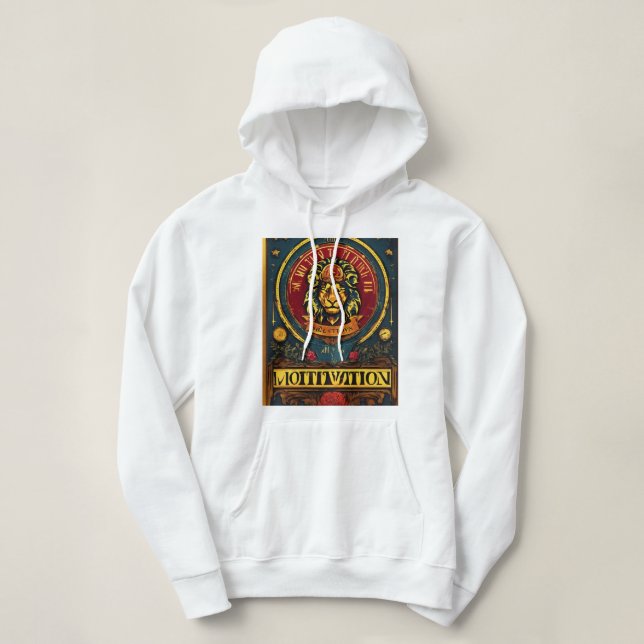 Symbolisk lejon motivation t shirt (Design framsida)