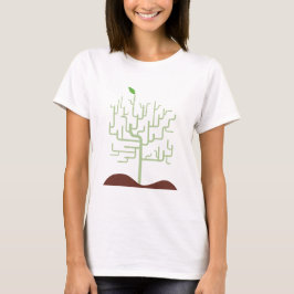 Symbolisk metamorfos tillväxtdesign t shirt