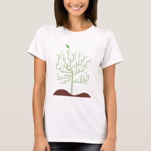 Symbolisk metamorfos tillväxtdesign t shirt