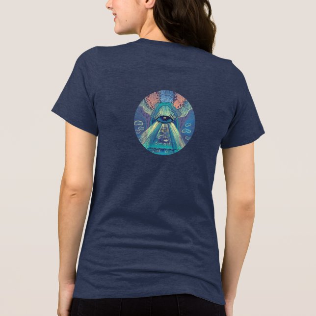 symbolisk öga t - skjorta shirt (Baksida)