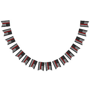 Symboliskt för tunn röd linje för USA flagga