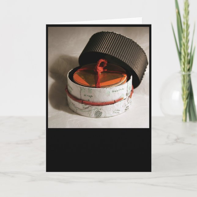 Symboliskt möteskonstnärs hälsningskort i Bok Kort (Framsida)