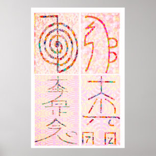 SYMBOLKONST 2014 - ledar- Reiki övar Poster