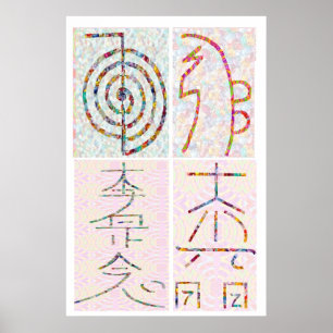 SYMBOLKONST 2014 - ledar- Reiki övar Poster