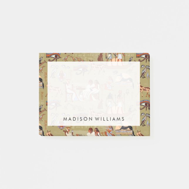 Symbolmönster för egypten | post-it block (Framsida)