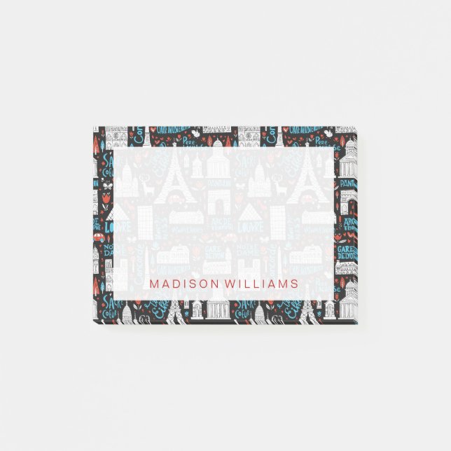 Symbolmönster för frankriken | post-it block (Framsida)