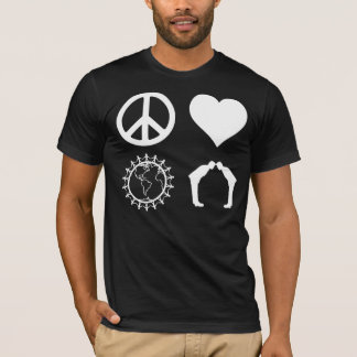 Symbology av PLUR (den mörka skjortan) T-shirt