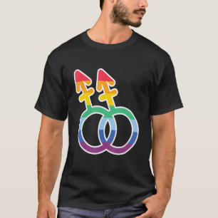 Symbols Lgbtq Gay rights Proud Pride Rainbow 2 T Shirt