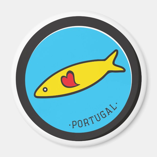 Symbols of Portugal - Sardine Nr. 02 Magnet (Framsidan)