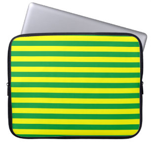 Symbolsymbolen grönt för Macau flagga rand linjer Laptop Fodral