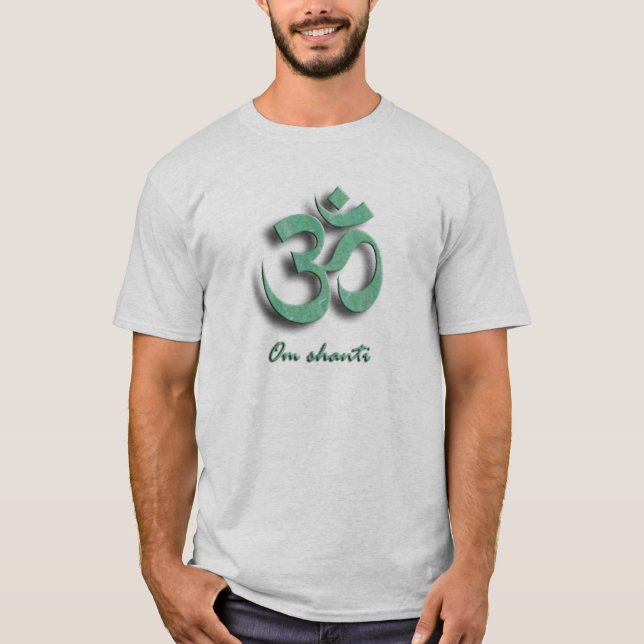 SymbolT-tröja för Om Shanti T Shirt (Framsida)