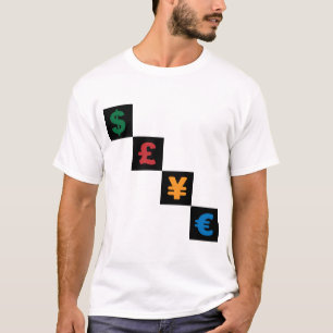 Symbolvaluta - dollaren dunkar yeneuro t-shirt