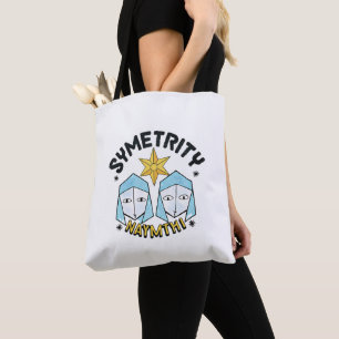 Symetrity Waymthi Abstrakt Symmetrical Figurer Tygkasse