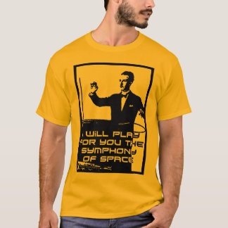 Symfoni av utrymme t-shirt