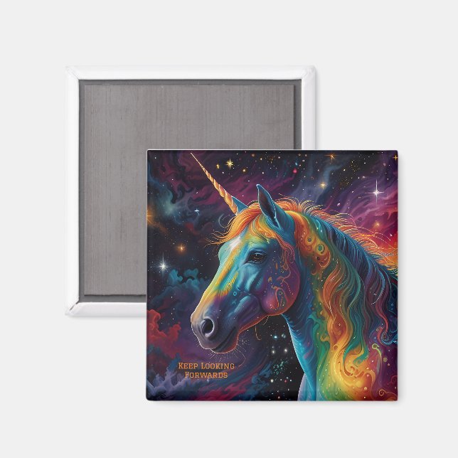 Symfoni Galaxy - Vibrant Horse färg Magnet (Front/Back)