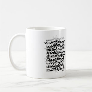Symfonin på Cat Vector Kaffemugg