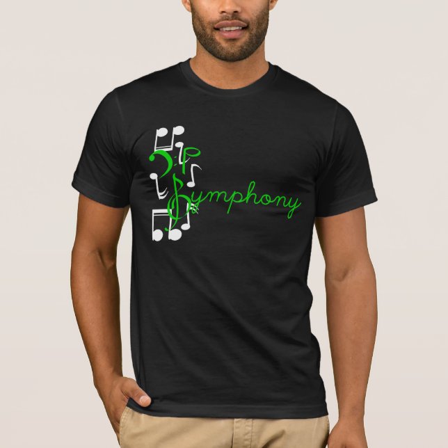 Symfoniskjorta T-shirt (Framsida)