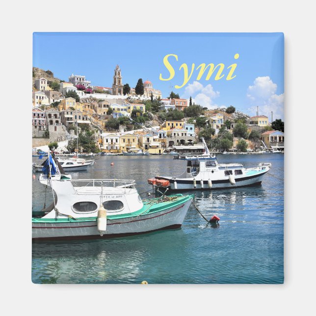 Symi - Grekland Magnet (Framsidan)