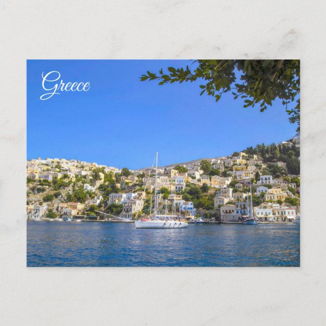 Symi ön i Grekland Vykort (Framsida)
